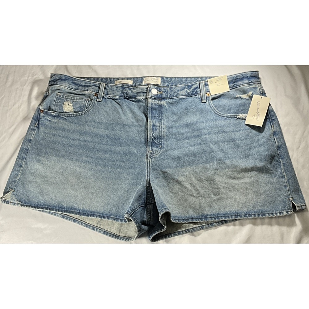 Universal Thread Women's Size 26 Mid Rise 90's Baggy Denim Shorts Relaxed